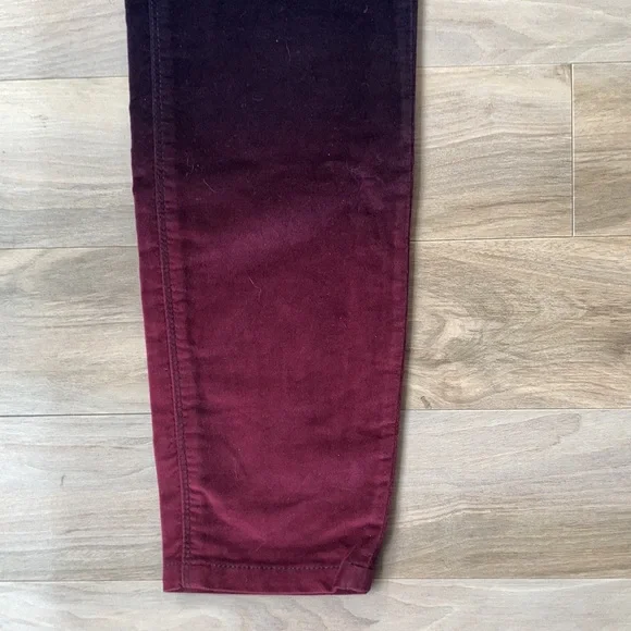 Hudson Jeans ombré velvet NICO mid rise super skinny ankle size 27 - Picture 8 of 14